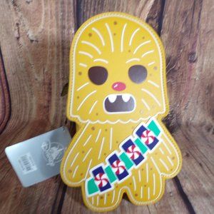 Disney Christmas 2021 Loungefly Star Wars Chewbacca Crossbody Gingerbread Chewie